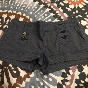 Express pin stripe shorts